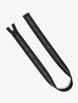 Цена за 10 шт. Молния «Трактор», №5, разъёмная, замок автомат, 80 см, чёрная, белая, жёлтая