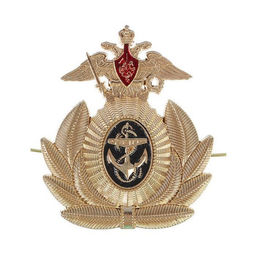 Кокарда офицера ВМФ 6?6.5 см, металл, 5 шт.