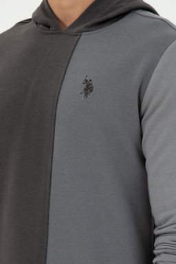 Мужской свитшот антрацитового цвета Неожиданная скидка в корзине - U.s. polo assn фото 7