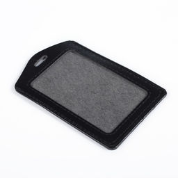 Цена за 50 шт. Бейдж - карман вертикальный, 70×100 мм, внутренний размер 83×51 мм, ПВХ, чёрный