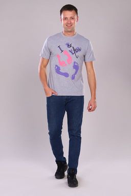 Футболка Berchelli 24856 из кулирки с принтом  фото 2