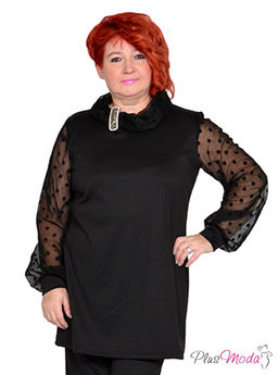 ТУНИКА ИЗ ТРИКОТАЖА МИЛАНО Модель №1762 размеры 44-84