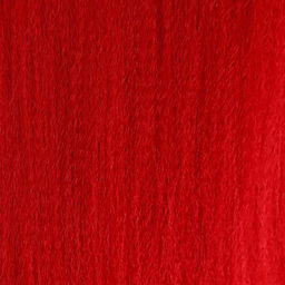 SIM-BRAIDS Канекалон однотонный, гофрированный, 65 см, 90 гр, цвет красный(#RED) - Queen fair фото 2