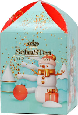 SebaSTea. Новый год. Winter Vibe. Снеговик (голубой) карт.упаковка, 20 пак.