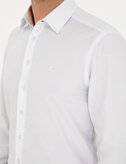 Beyaz Regular Fit Arm_rl_ Uzun Kollu G_mlek