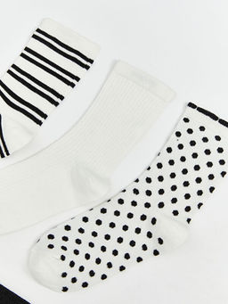 Desenli Kad?n Soket ?orap 5li