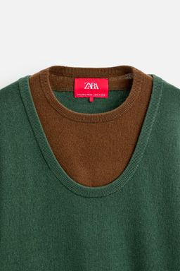 COLOUR BLOCK WOOL SWEATER X HARRY LAMBERT - Zara фото 9
