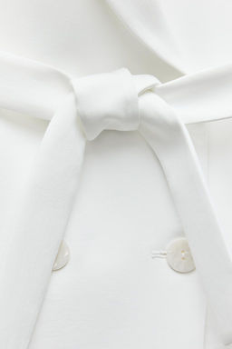 LONG WAISTCOAT WITH BELT - Zara фото 6