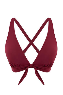 Siyah Ucgen Fiyonklu S?rt Detayl? Kapl? Bikini Ustu TBESS26BU00006 - Trendyolmilla фото 8