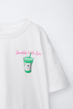 CAMISETA ESTAMPADO / Blanco