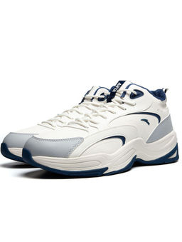 Кроссовки повседневные утепленные Бежевый/Серый/Синий