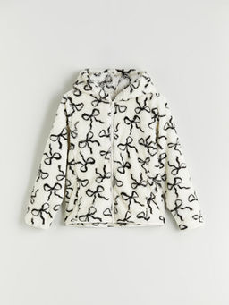 Kap??onlu Fermuarl? K?z ?ocuk Sweatshirt