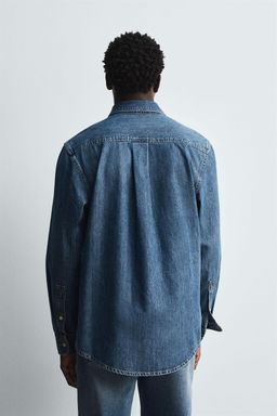 LIMITED EDITION DENIM SHIRT - Zara фото 4