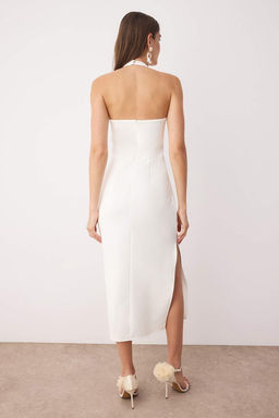 TRENDYOLMILLA Siyah Vucuda Oturan Dokuma Elbise TPRSS24EL00136 фото 27