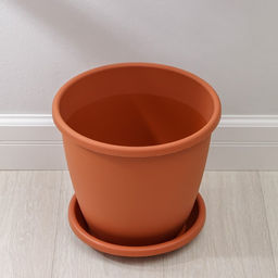 Горшок для цветов с поддоном Альтернатива «Афина», 11 л, пластиковый, коричневый