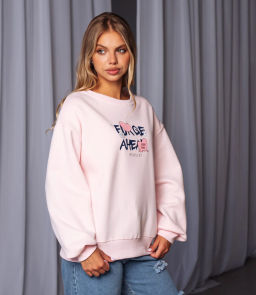 Свитшот #КТ8505, светло-розовый - Dommod фото 2