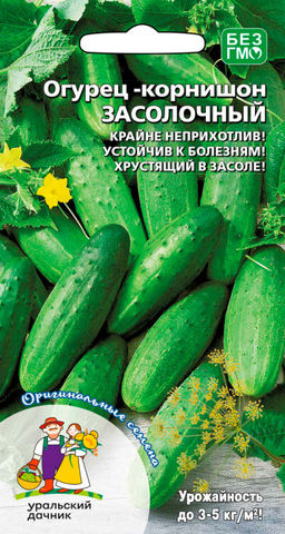 Огурец ЗАСОЛОЧНЫЙ Неприхотливый! Устойчив к болезням! Хрустящий в засоле!