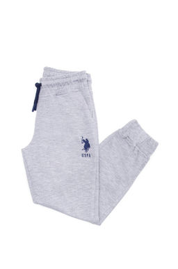 Серые меланжевые спортивные штаны для мальчика - U.s. polo assn фото 2