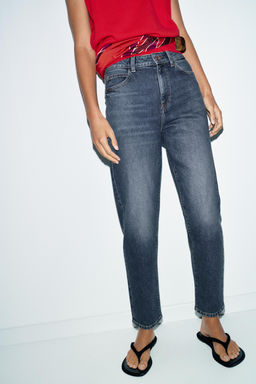 JEANS Z.01 MOM FIT TIRO ALTO / Azul - Zara фото 3