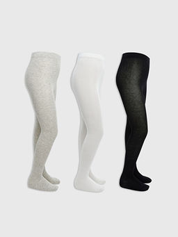 Basic K?z ?ocuk K?lotlu ?orap 3l?