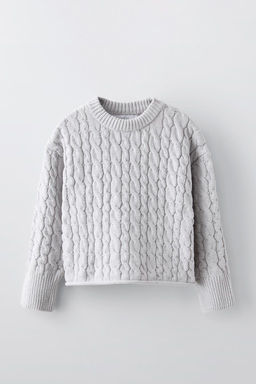 CABLE-KNIT CHENILLE SWEATER - Zara фото 2