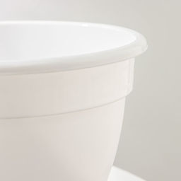 Горшок для цветов с поддоном «Антик», 3,6 л, d=22 см, цвет белый