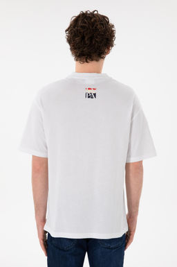 Erkek Comfort Fit Bisiklet Yaka Beyaz Ti__rt Sepette S_rpriz _ndirim - U.s. polo assn фото 6