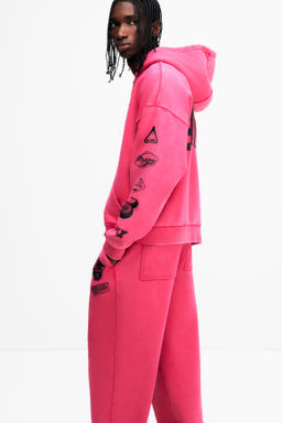 Pantal?n de ch?ndal con estampado Relaxed Fit - H&m фото 5
