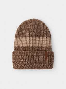 КВ 20414/ш/бежевый,темно-бежевый шапка дет