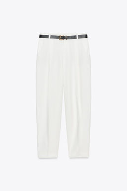 DARTED TROUSERS WITH BELT - Zara фото 8