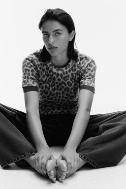 Camiseta de punto fino - H&m фото 3