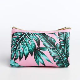 Набор косметичек 2 в 1 на молниях, цвет розовый - Simaland фото 3