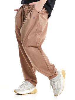 Брюки бананы свободные хлопок UD 7965 св.коричневый - Mini maxi фото 4