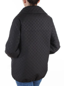 BM8819 BLACK Куртка демисезонная женская (50 гр. синтепон)