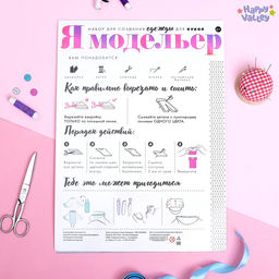 Набор для создания одежды для кукол Я модельер: Весеннее настроение - Happy valley фото 2