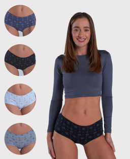 Трусы женские шорты Cherry Girl 6744-31 хлопок, эластан размеры S, M, L, XL