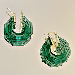 Серьги с английским замком арт. 13 4077 (id 279701)