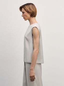 Топ из вискозы прямого кроя / Zarina фото 4