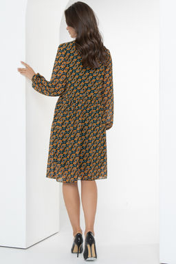 Платье В тренде (шифон, геометрия)