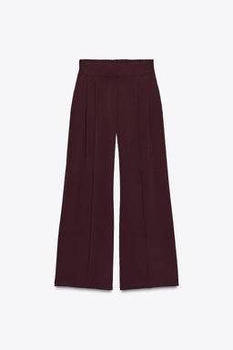 WIDE-LEG SEAM TROUSERS - Zara фото 16