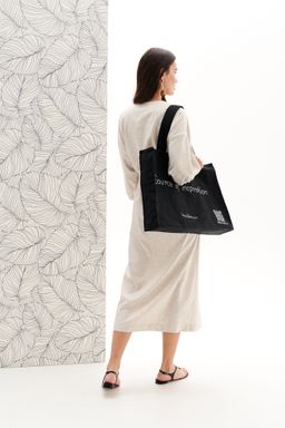 Платье изо льна с вискозой