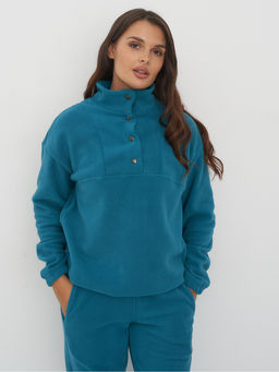 Толстовка J172 тёмно-бирюзовый