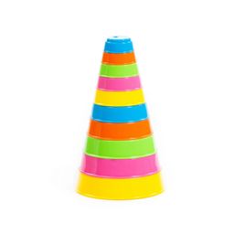 Занимательная пирамидка (10 элементов), h=175 мм - Полесье фото 10