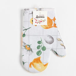 Варежка-прихватка Доляна Duckling 20×27 см, 100% хлопок, ватин 250 г/м²