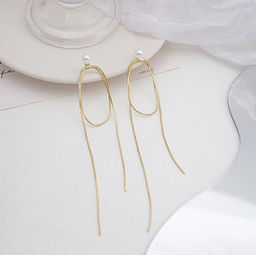 502520260-1 Серьги-джекеты