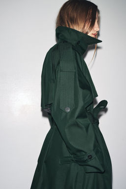OVERSIDE WATER REPELLENT TRENCH COAT ZW COLLECTION - Zara фото 3