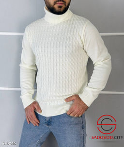 Свитер мужской однотонный