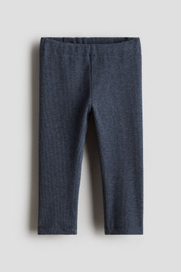 Leggings de algod?n acanalado