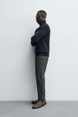 TEXTURED COMFORT TROUSERS - Zara фото 4
