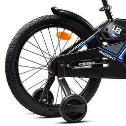 Велосипед 18" Rocket Phoenix, цвет черно/синий